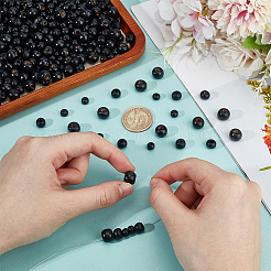 600шт 3 стиля бусины из натурального дерева&nbsp;WOOD-WR0001-09