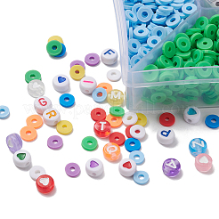 8 цвет бусин из полимерной глины ручной работы&nbsp;CLAY-YW0001-36