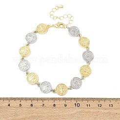 Браслеты из латунной цепочки для женщин BJEW-G762-03GP-01