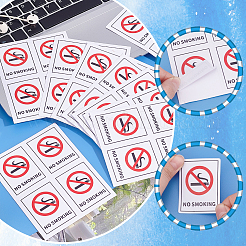 Самоклеящиеся наклейки из ПВХ STIC-WH0003-017C