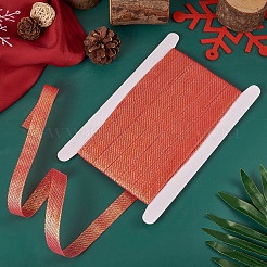 20 ярд блестящих саржевых лент из полиэстера с эффектом металлик&nbsp;OCOR-TA0001-74B