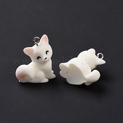 Подвески из непрозрачной смолы&nbsp;RESI-D057-17P