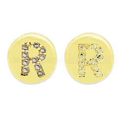 Латунные микропаве из прозрачного кубического циркония KK-T030-LA843-RX3