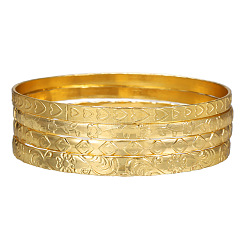 4 шт. 4 стиля браслеты из сплава с узором в виде сердца/ромба/цветка для женщин FS-WGBCD58-01