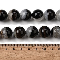 Природный агат бисер нитей&nbsp;G-F820-K06-16mm-01D