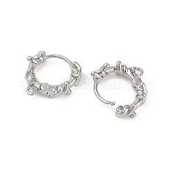 Латунная фурнитура для хооп серег KK-U043-16P