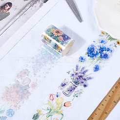 Узор из цветов для домашних животных самодельный альбом декоративные клейкие ленты&nbsp;DIY-WH20011-96F