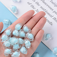 Прозрачные акриловые бусины&nbsp;TACR-S152-08A-10