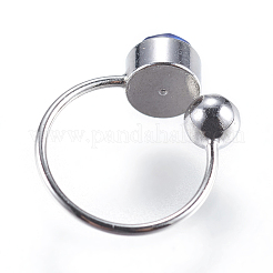 Латунные горный хрусталь серьги манжеты X-STAS-F147-05