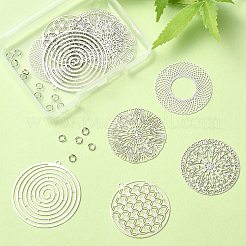 С 10 шт. латунными кольцами&nbsp;KK-YW0001-48