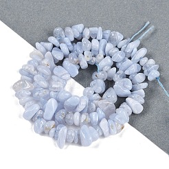 Натуральный голубой агат кружево бисер пряди чип&nbsp;G-E271-73-A