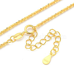 925 стерлингового серебра ожерелья NJEW-C052-09G