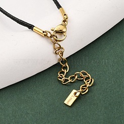 Ионное покрытие(ip) 304 нержавеющая сталь кулон ожерелье NJEW-K255-25G