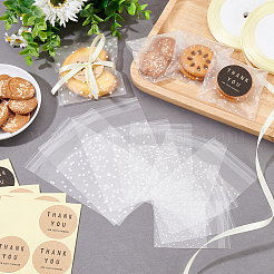 Круглая точка спасибо самоклеящиеся бумажные подарочные бирки наклейки DIY-BC0006-31