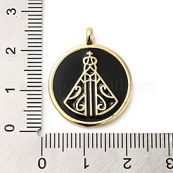 Подвески из латуни с эмалью в стойку&nbsp;KK-D047-06G-02