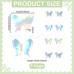 Бумажные бабочки подвесные баннеры&nbsp;FEPA-WH0012-001