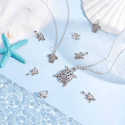 56 шт. 7 стильных тибетских сплава черепаха/черепаха звенья соединители и подвески&nbsp;TIBEP-SC0001-99