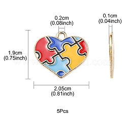 Подвески из эмали и сплава&nbsp;ENAM-YW0002-38A