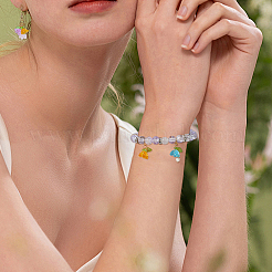 100шт прозрачные акриловые подвески&nbsp;PALLOY-DC00041