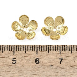 5-лепесток цветка латунный шарик шапки&nbsp;KK-F921-11G