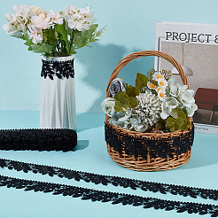 10 ярд кружева из полиэстера в виде листика OCOR-WR0001-87A