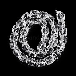 Прозрачные стеклянные бусины GLAA-N001-52