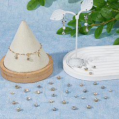 192 шт. 8 стиля латунных подвесок с микропаве из кубического циркония&nbsp;KK-FH0007-40