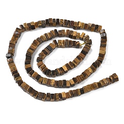 Природных тигровый глаз бисер нитей G-A280-C03-01
