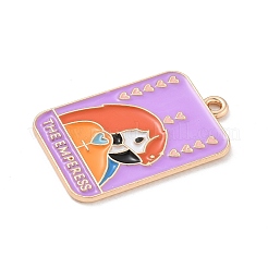 Подвески с эмалью из сплава Таро&nbsp;ENAM-A008-47KCG-04