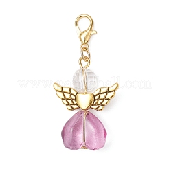Подвеска в виде ангела из прозрачного стекла&nbsp;HJEW-JM04410