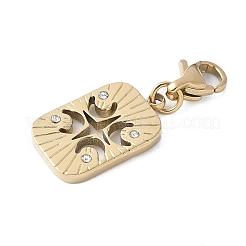 Подвесное украшение из нержавеющей стали 304 STAS-S165-44G