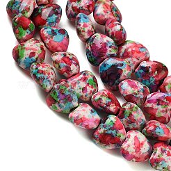 Нити из синтетических бирюзовых бусин&nbsp;TURQ-P002-01A-05