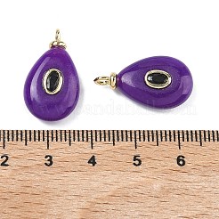 Крашеные натуральный белый нефрит подвески&nbsp;KK-C251-01A-05