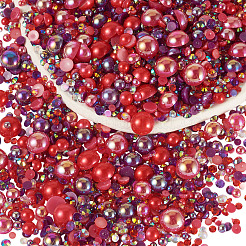 Полукруглые кабошоны из абс-пластика&nbsp;FIND-TAC0038-08E