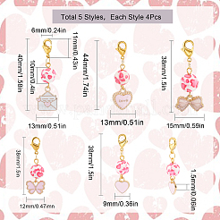 Набор для изготовления украшений для ключей своими руками&nbsp;DIY-SC0021-23