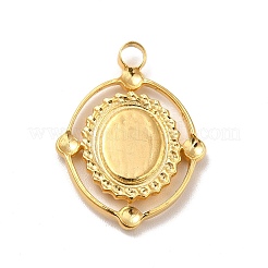 Ионное покрытие (ip) нержавеющая сталь 304 подвеска кабошон оправа&nbsp;STAS-I197-005G