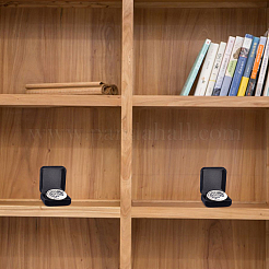 Квадратные бархатные ящики для хранения медалей CON-WH0087-88