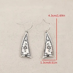 Треугольные серьги-подвески из сплава FS-WG41F15-01