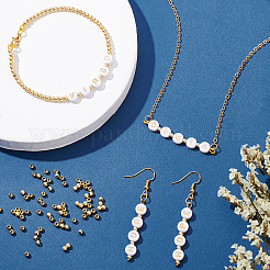 400 шт. Латунные дистанционные бусины&nbsp;KK-BC0003-14