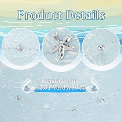 Абс пластиковые бусы ленты OCOR-WH0066-82B