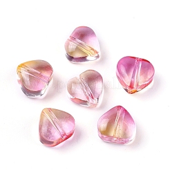 Гальванические стеклянные бусины&nbsp;EGLA-E059-F