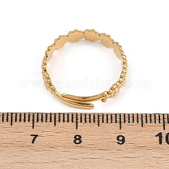 Регулируемые кольца для пальцев из нержавеющей стали 304&nbsp;RJEW-P168-01G