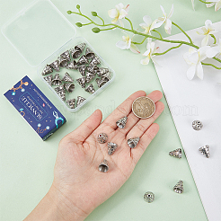 40 шт. конусные бусины из сплава в тибетском стиле&nbsp;FIND-SC0007-94