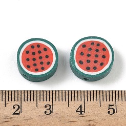 Бусины из полимерной глины ручной работы с фруктово-овощной тематикой CLAY-F006-02N