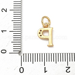 Латунные микро проложить кубического циркония подвески KK-I382-03G-P