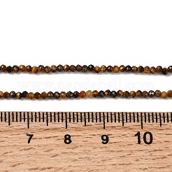 Природных тигровый глаз бисер нитей G-K366-C10-2mm