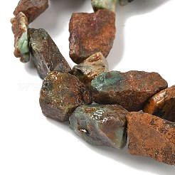 Необработанные грубые натуральные зеленые опаловые бусины нити G-M453-D13