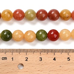 Бусины из натурального белого нефрита&nbsp;G-Z097-A01-8mm-B