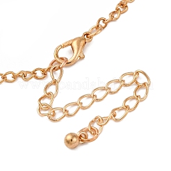 Ожерелья из пластикового жемчуга с подвеской из сплава солнца для женщин&nbsp;NJEW-U013-11G