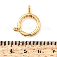 Латунная застежка пружинного кольца KK-D407-20G-G